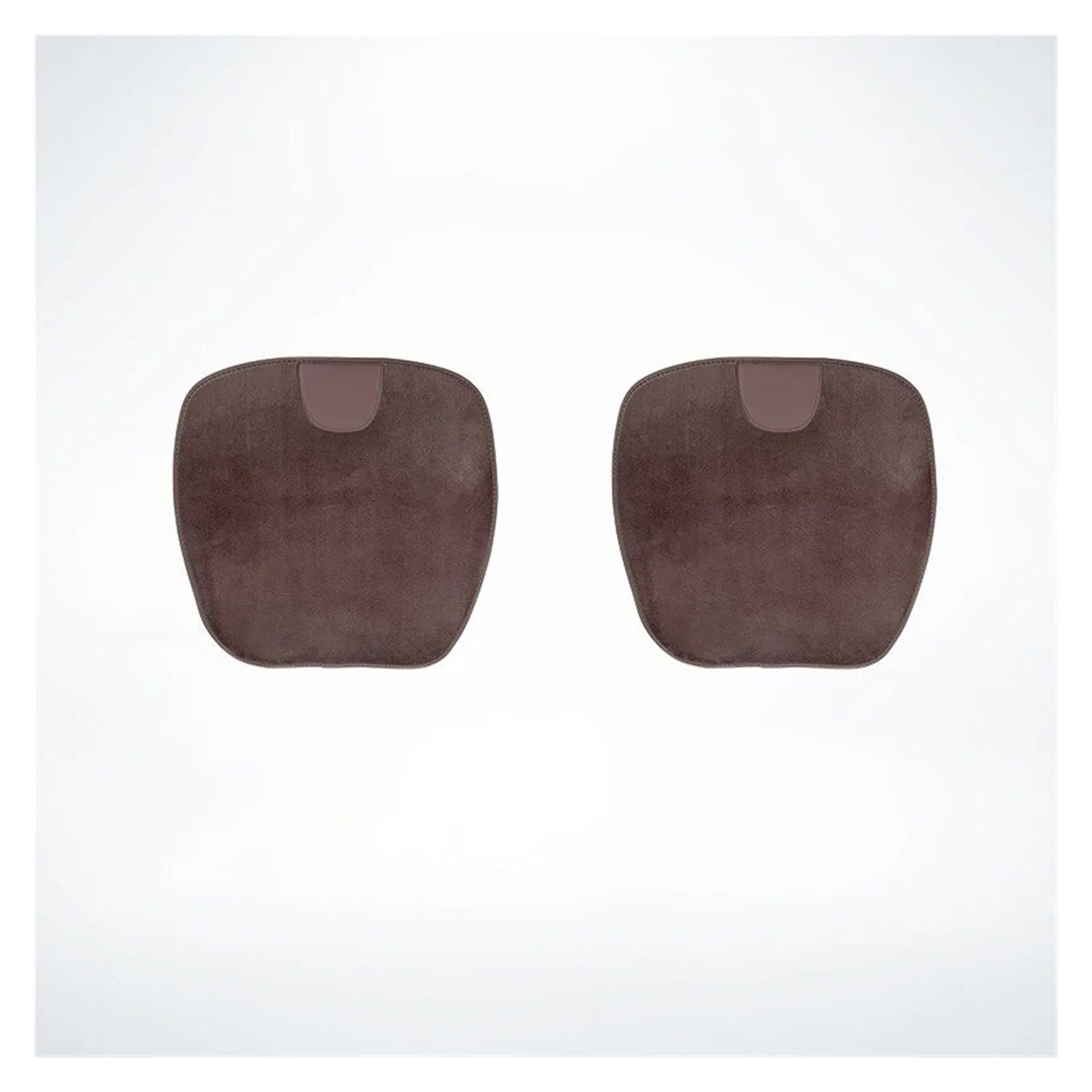 Autositzbezüge Set Für Suzuki Für Jimny Für Swift Für Grand Für Vitara Für Ignis Autositzbezug Rückenlehnenpolster Kissen Plüsch Innenausstattung Auto Schonbezüge(2Pcs Brown1) von YAKISA