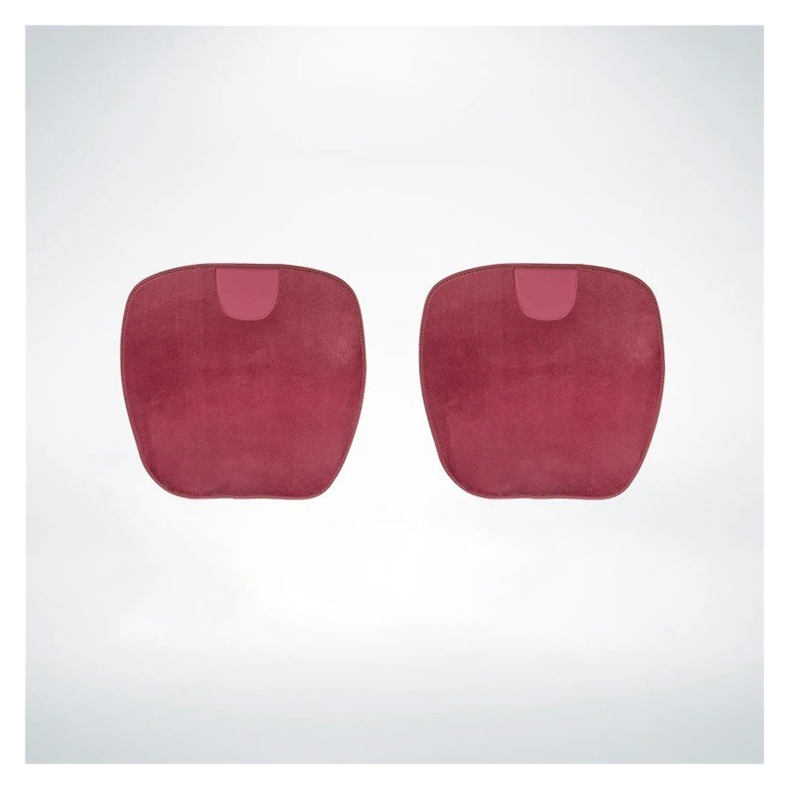 Autositzbezüge Set Für Suzuki Für Jimny Für Swift Für Grand Für Vitara Für Ignis Autositzbezug Rückenlehnenpolster Kissen Plüsch Innenausstattung Auto Schonbezüge(2Pcs Red) von YAKISA
