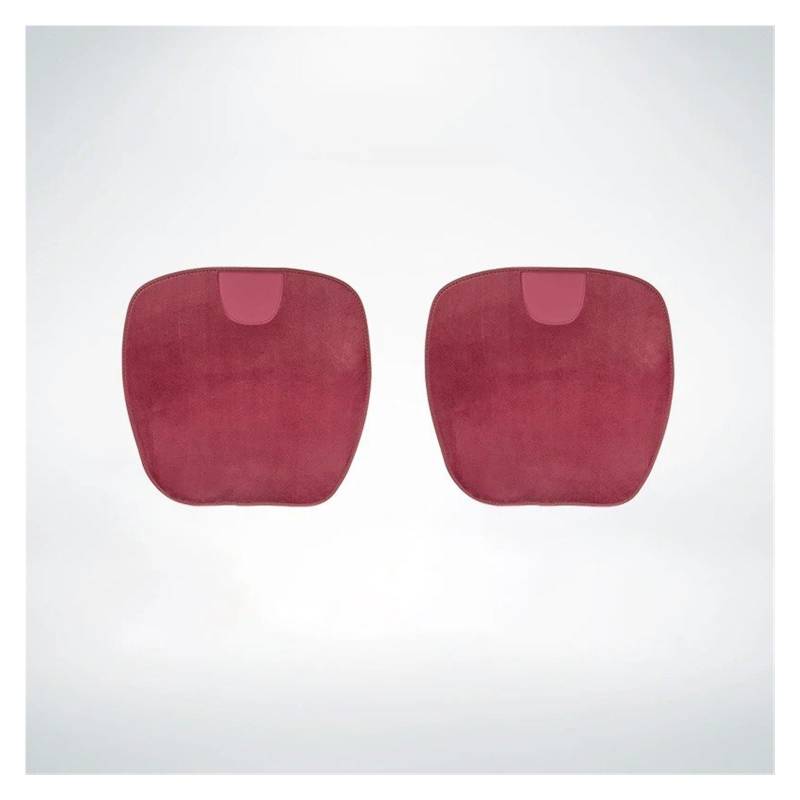 Autositzbezüge Set Für Suzuki Für Jimny Für Swift Für Grand Für Vitara Für Ignis Autositzbezug Rückenlehnenpolster Kissen Plüsch Innenausstattung Auto Schonbezüge(2Pcs Red) von YAKISA