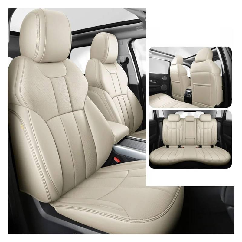 Autositzbezüge Set Für Toyota Für Land Für Cruiser 100 Echtes Leder Auto Sitz Abdeckung Set Innen Automotive Auto Zubehör Auto Schonbezüge(for 5 Seats 1) von YAKISA