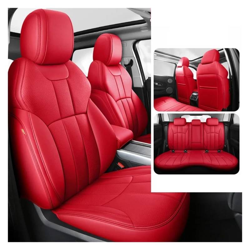Autositzbezüge Set Für Toyota Für Land Für Cruiser 100 Echtes Leder Auto Sitz Abdeckung Set Innen Automotive Auto Zubehör Auto Schonbezüge(for 5 Seats 16) von YAKISA