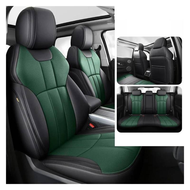 Autositzbezüge Set Für Toyota Für Land Für Cruiser 100 Echtes Leder Auto Sitz Abdeckung Set Innen Automotive Auto Zubehör Auto Schonbezüge(for 5 Seats 17) von YAKISA