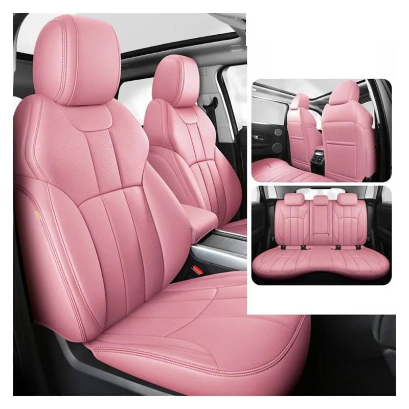 Autositzbezüge Set Für Toyota Für Land Für Cruiser 100 Echtes Leder Auto Sitz Abdeckung Set Innen Automotive Auto Zubehör Auto Schonbezüge(for 5 Seats 7) von YAKISA