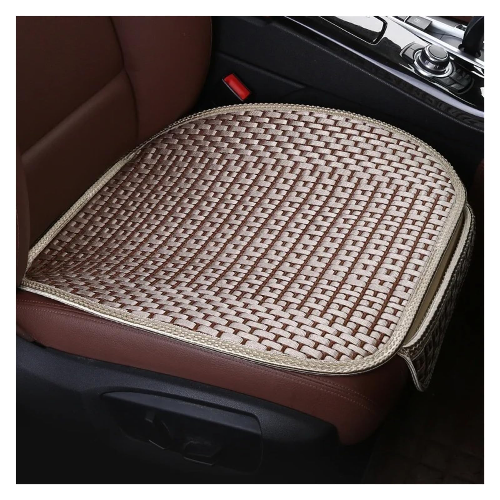 Autositzbezüge Set Sommer-Autositzbezüge Vorne Universal Cool Auto Sitzkissen Matte Ice Silk Auto Sitzbezug Schutz Rücksitzbezug Auto Schonbezüge(A) von YAKISA