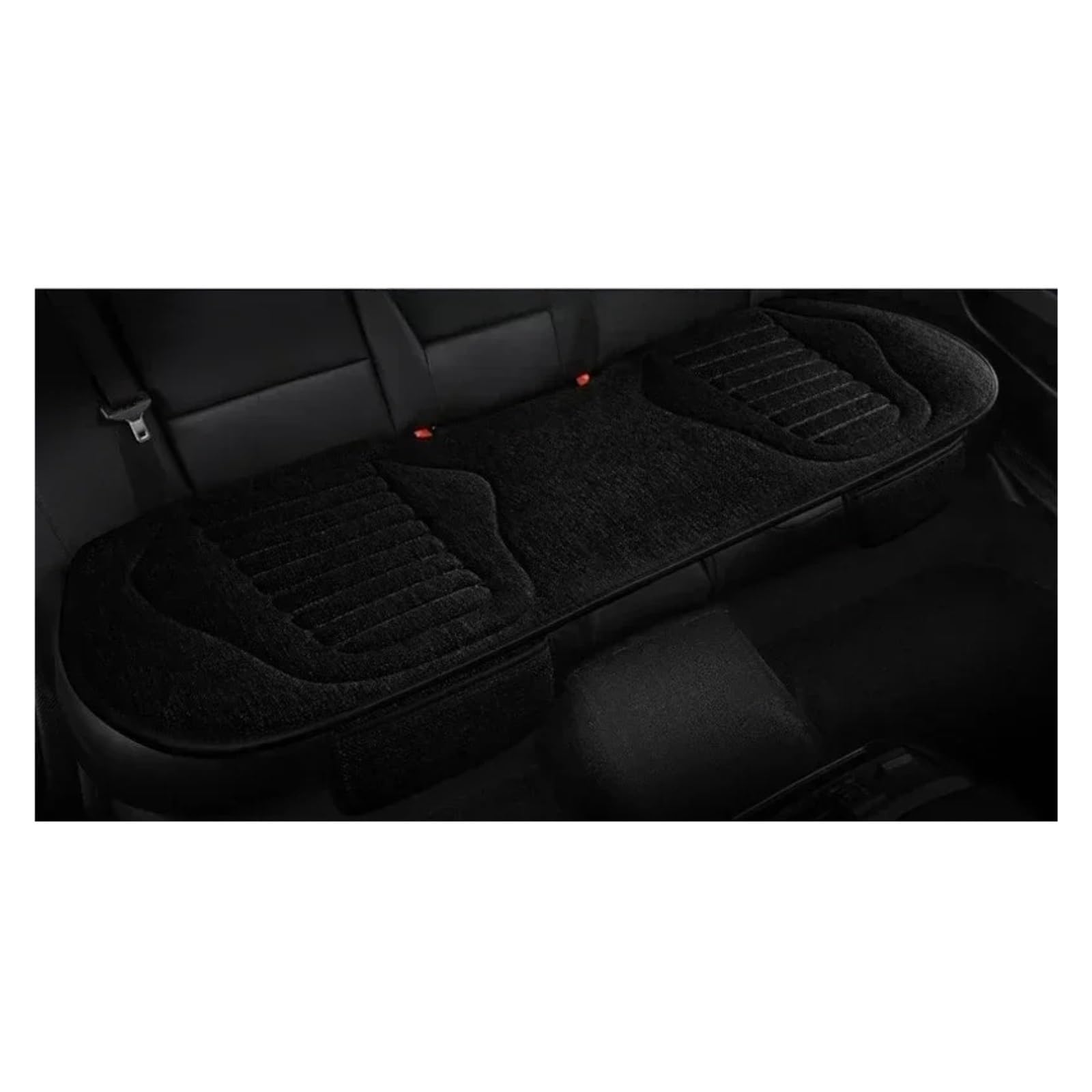 Autositzbezüge Set Universal-Autositzbezug Vier-Jahreszeiten-Auto-Flachs Atmungsaktiv rutschfest Für Autositze Schutz Autositzbezüge Auto Schonbezüge(Black Rear seat) von YAKISA