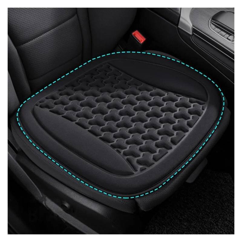 Autositzbezüge Set Universelle Autositzbezüge Konvexes Design Atmungsaktive 3D-Sitzbezüge Langlebiges Autositzkissen Schweißfestes Autoinnenzubehör Auto Schonbezüge(Black Seat Pad) von YAKISA