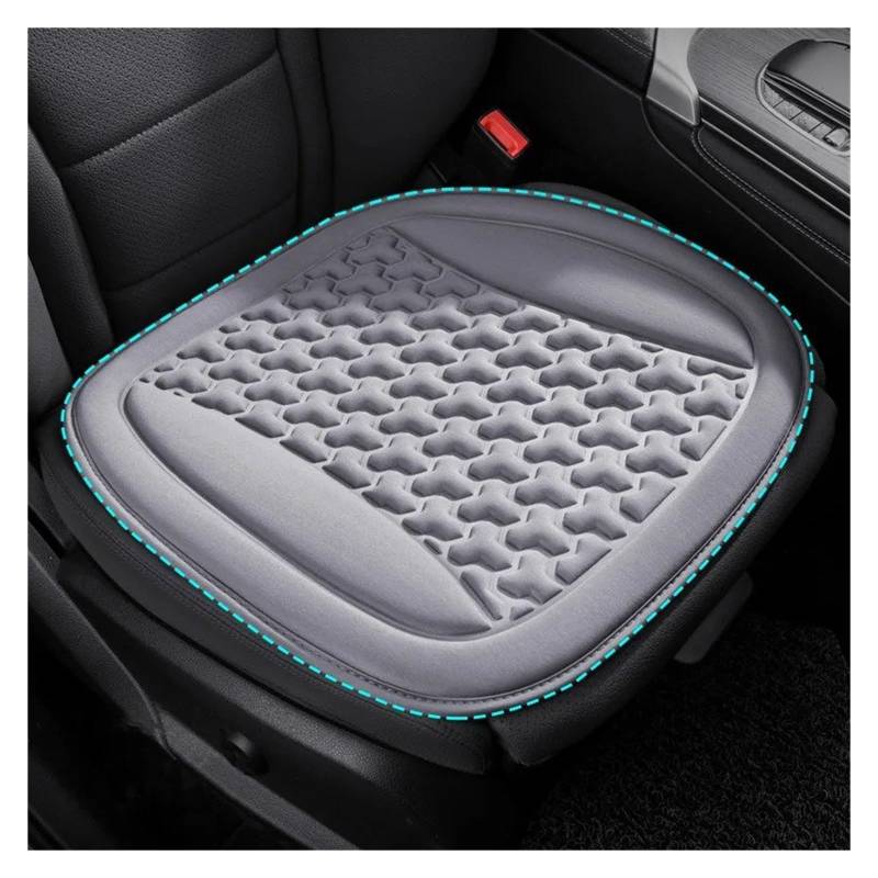 Autositzbezüge Set Universelle Autositzbezüge Konvexes Design Atmungsaktive 3D-Sitzbezüge Langlebiges Autositzkissen Schweißfestes Autoinnenzubehör Auto Schonbezüge(Grey Seat Pad) von YAKISA