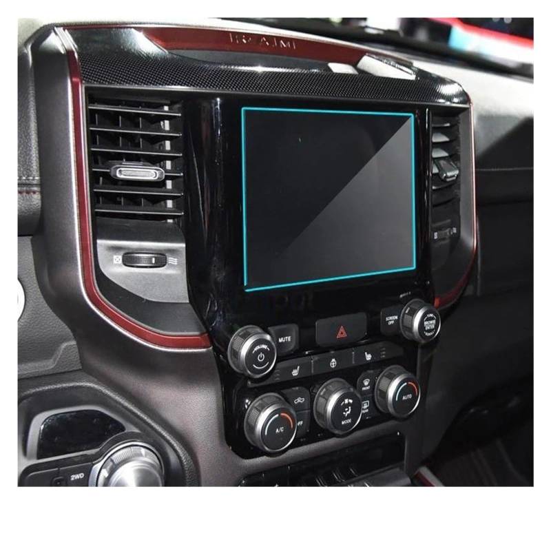 Für Dodge Für Ram 1500 2500 3500 Für Durango 2017-2020 8,4 Zoll GPS-Navigationsbildschirmabdeckung Auto-Displayschutzfolie Aus Gehärtetem Glas Navigation Schutzfolie Aus Gehärtetem Glas von YAKISA