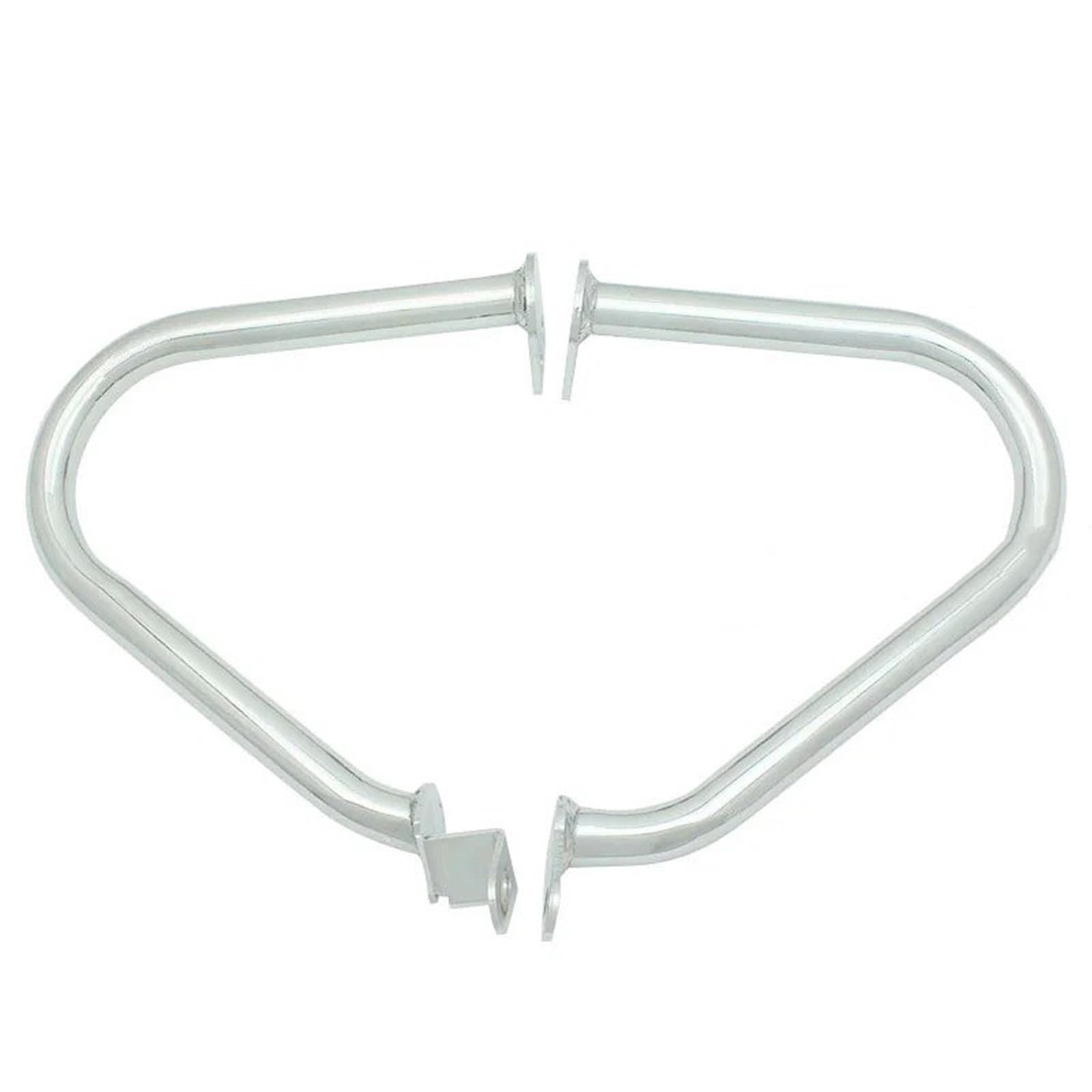 Motorrad Sturzbügel Für Triumph Für Bonneville T100/SE T100 2001-2015 Motorrad Autobahn Motor Schutz Stoßstange Crash Bar Puffer Rahmen Seite Protector Sturzbügel Schutzbügel(Chrome) von YAKISA
