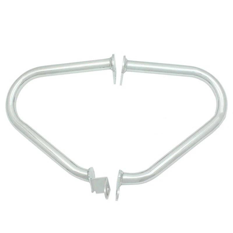 Motorrad Sturzbügel Für Triumph Für Bonneville T100/SE T100 2001-2015 Motorrad Autobahn Motor Schutz Stoßstange Crash Bar Puffer Rahmen Seite Protector Sturzbügel Schutzbügel(Chrome) von YAKISA