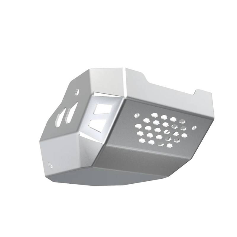 Skid Plate FÜR CFMOTO FÜR CF Moto FÜR CF450MT Für 450MT Für MT450 2024 2025 Motorradzubehör Skid Plate Bash Rahmenschutz Schutzabdeckung Engine Protection Plate(Silver) von YAKISA