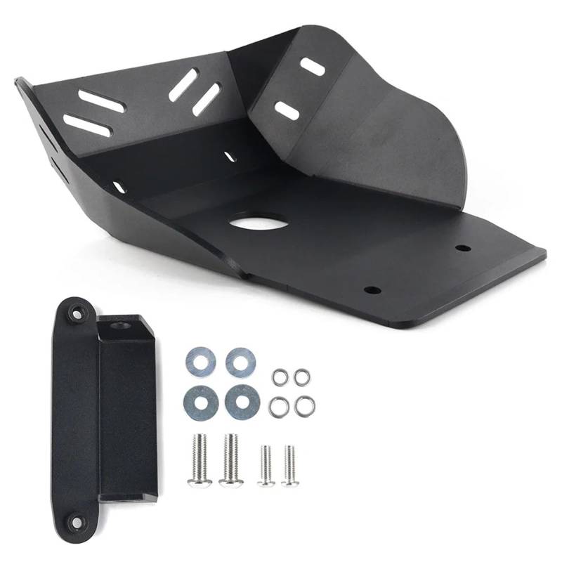 Skid Plate Für CRF125F Und Für CRF125F Big Wheel-Modelle 2011-2024 Motorrad-Unterfahrschutz, Motorsockel-Chassisschutz, Schutzabdeckung Engine Protection Plate von YAKISA