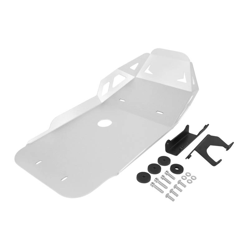 Skid Plate Für F750GS Für F850GS Für ADV 2018-2020 Motorrad-Unterfahrschutz Unterer Boden Motorschutzabdeckung Chassisschutz Engine Protection Plate(Silver) von YAKISA