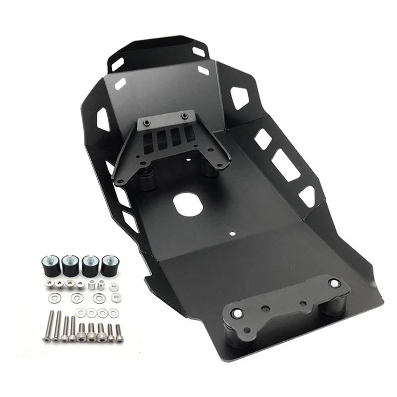 Skid Plate Für F900XR Für F900R 2020-2023 Motorrad Skid Plate Chassis Protector Motorschutzplatten Schutzabdeckung Engine Protection Plate(Black) von YAKISA