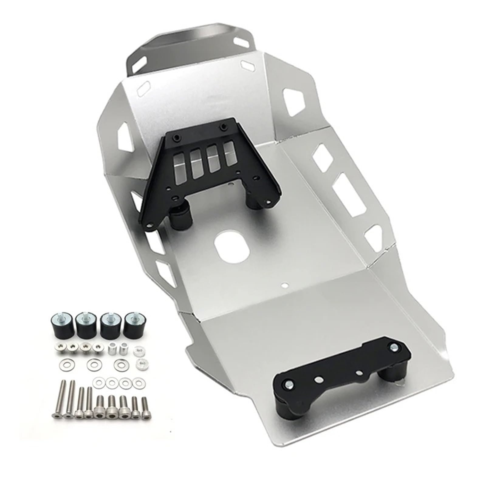 Skid Plate Für F900XR Für F900R 2020-2023 Motorrad Skid Plate Chassis Protector Motorschutzplatten Schutzabdeckung Engine Protection Plate(Silver) von YAKISA