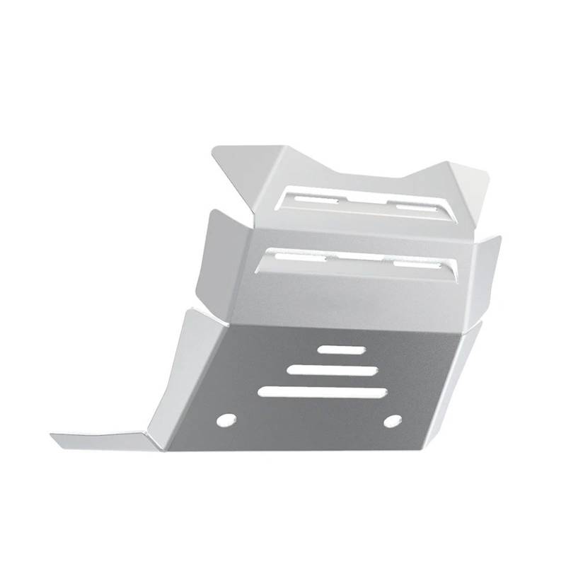Skid Plate Für Moto Für Guzzi Für V85TT 2019 2020 2021 2022 2023 2024 V85 TT Motorradzubehör Skid Plate Bash Rahmenschutz Schutzabdeckung Engine Protection Plate(Silver) von YAKISA