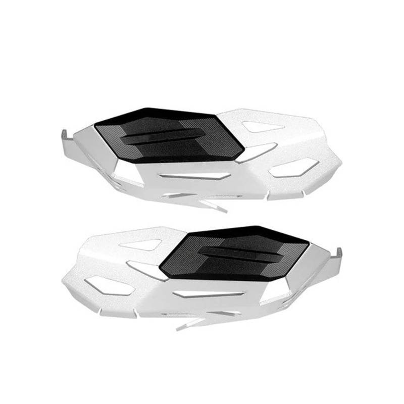 Skid Plate Für R1200GS LC Für Abenteuer R 1200 GS RT R RS R1200R Für R1200RS Für R1200RT R1200 Motorrad Zylinder Schutz Motor Schutz Abdeckung Engine Protection Plate(Silver-Black) von YAKISA