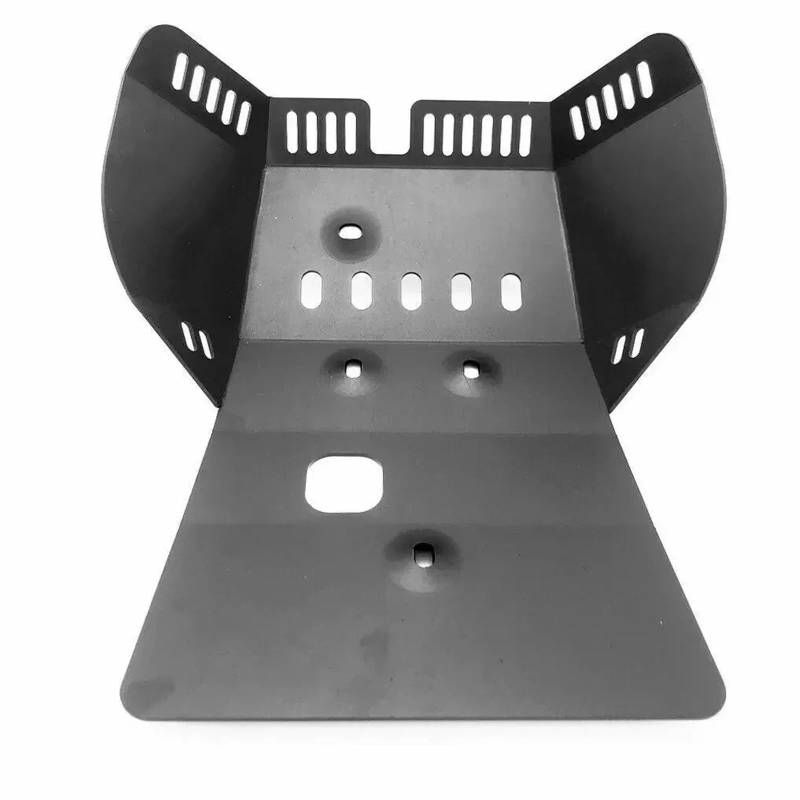 Skid Plate Für Suzuki Für DRZ400E 400SM 2015-2021 Für DRZ400S 2005-2021 Schwarzer Unterfahrschutz Motorchassisschutz Schutzhülle Bauchwannenschutz Engine Protection Plate von YAKISA