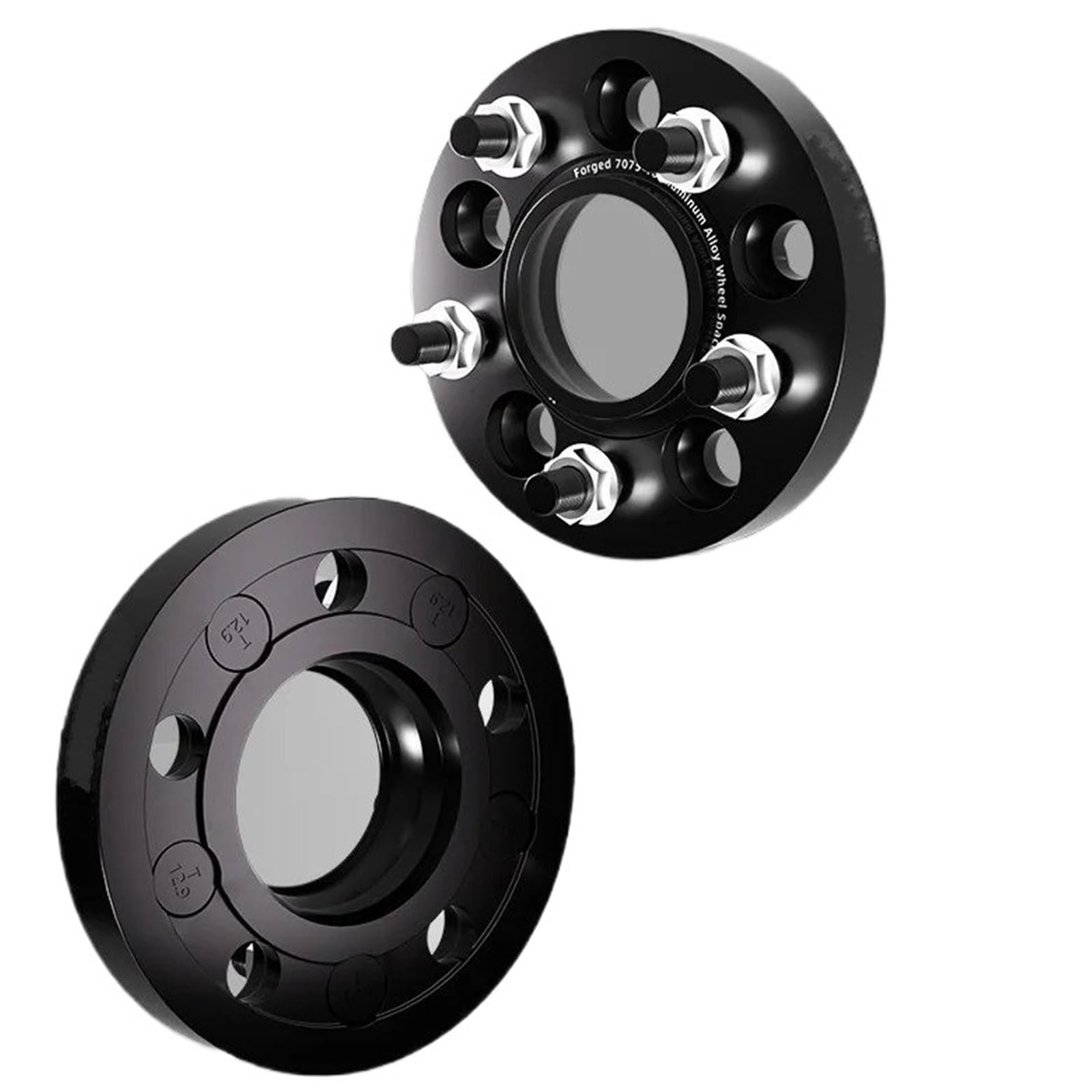 Spurplatten FÜR Toyota FÜR Land FÜR Cruiser LC70 2023-2026 Flanschplatte T6-7075 Spurverbreiterungen Aluminiumnabe Verbreiterter Adapter 2 Stück Spurverbreiterungen(2pcs 35mm) von YAKISA