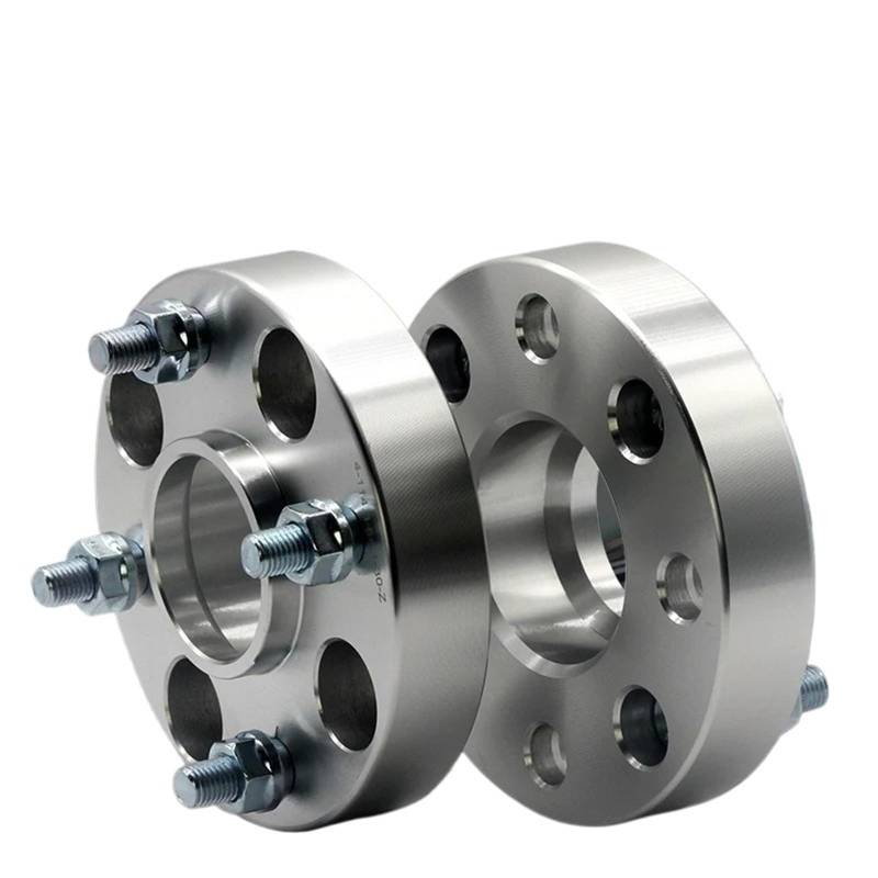 Spurplatten Für 4 Löcher Für VW-Autos Für Polo Für Jetta Für GOL UP Für Santana M12XP1.5 2 Stück 20/25/30/35 Mm PCD 4x100 CB 57,1 Mm Spurverbreiterung Spurverbreiterungen(2PCS 20mm Silver) von YAKISA