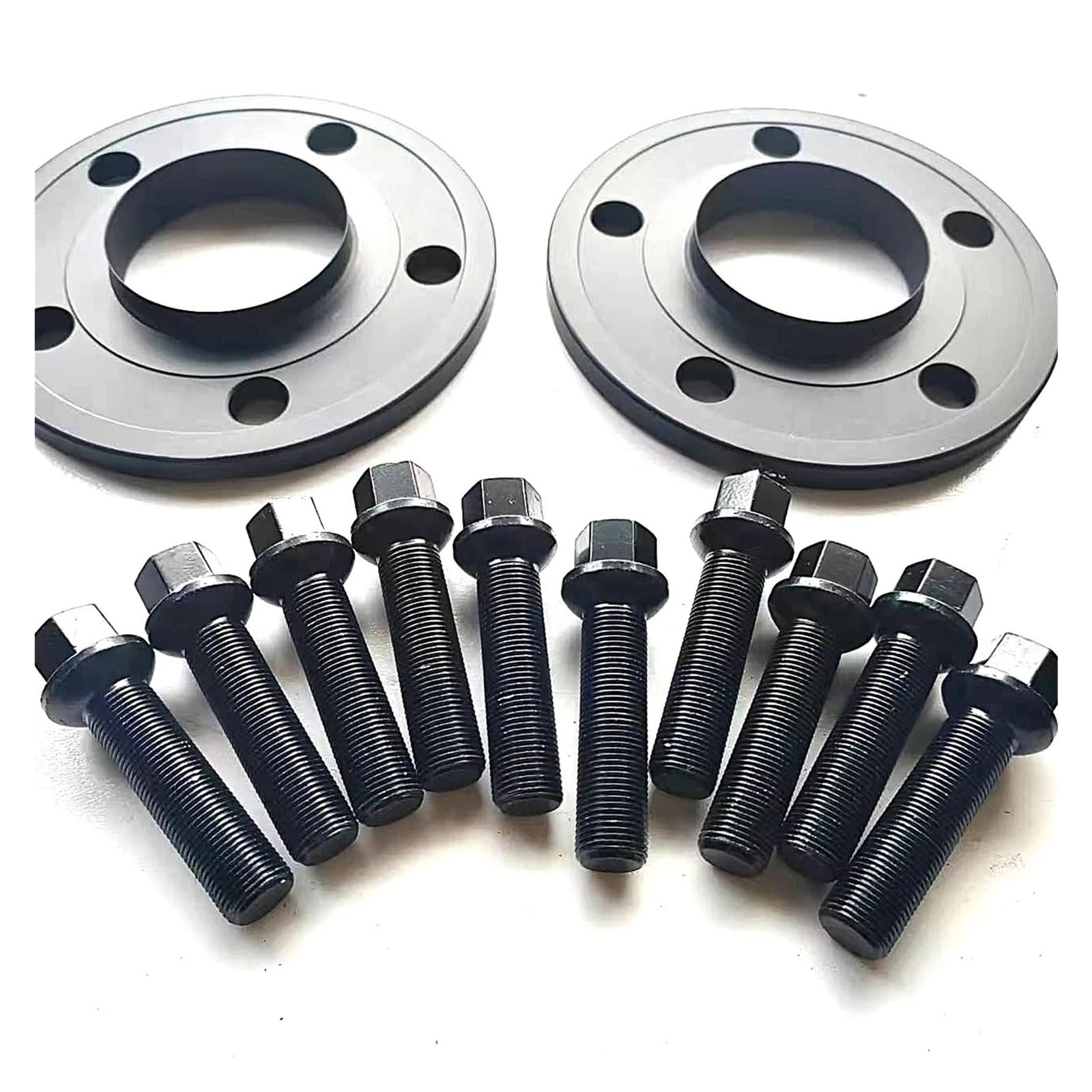 Spurplatten Für Benz Für GLE Für GLS Für TÜV Zertifiziert 5X11 2 66,6 Hubcentric Spacer Kit Mit Erweiterte Schrauben 15x 1,25 Ball Spurverbreiterungen(20mm Black-Thin) von YAKISA