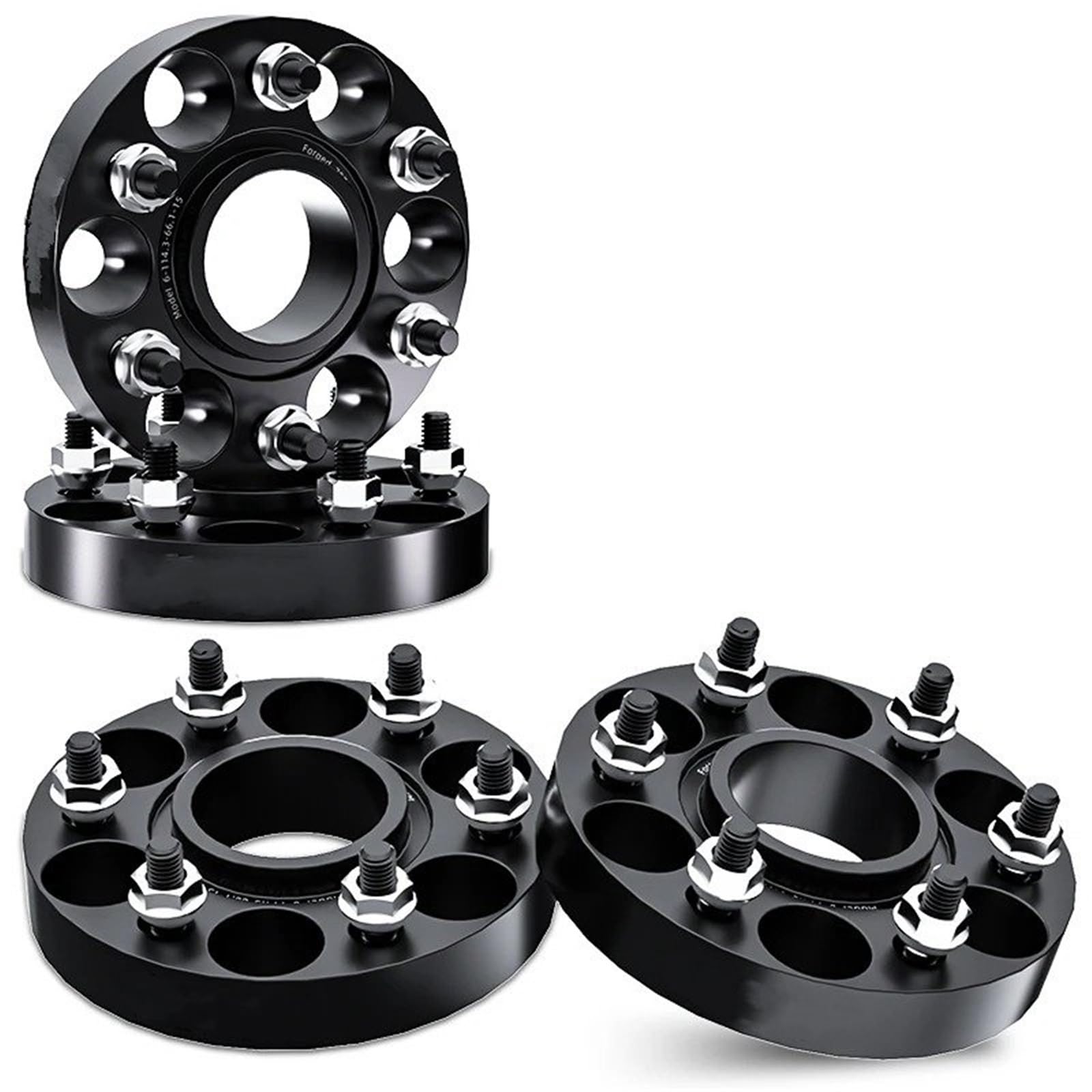 Spurplatten Für Chevrolet Für Traverse 2018-2025 Flansch Platte T6-7075 Spurverbreiterungen Aluminium Hub Verbreitert Adapter 2/4 PCS 6x12 0 66,9 M14 X 1,5 Spurverbreiterungen(4PCS,30mm) von YAKISA