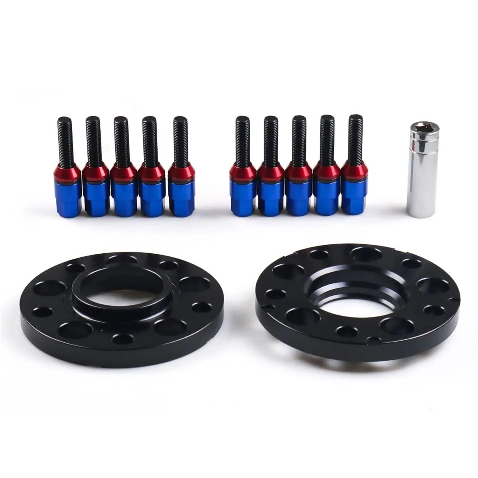 Spurplatten Für E36 E46 323 325 328 335i 545i 15mm 72,56mm 5x120mm Hubcentric Spurverbreiterungen M12x1.5 Kegelschrauben Spurverbreiterungen(Blue Bolts) von YAKISA