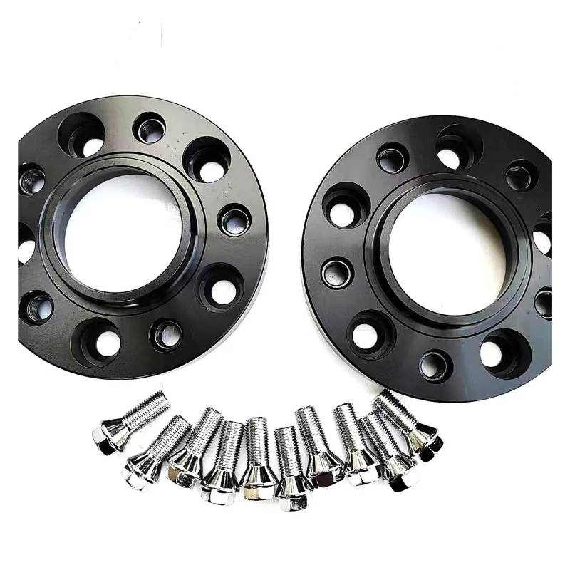 Spurplatten Für F07 F10 E24 E63 E64 F12 E23 E32 E38 E65 F01 F02 E31 E83 1 Zoll 5 * 120-72,6 Rad Spacer 25mm Schwarz Spurverbreiterungen von YAKISA