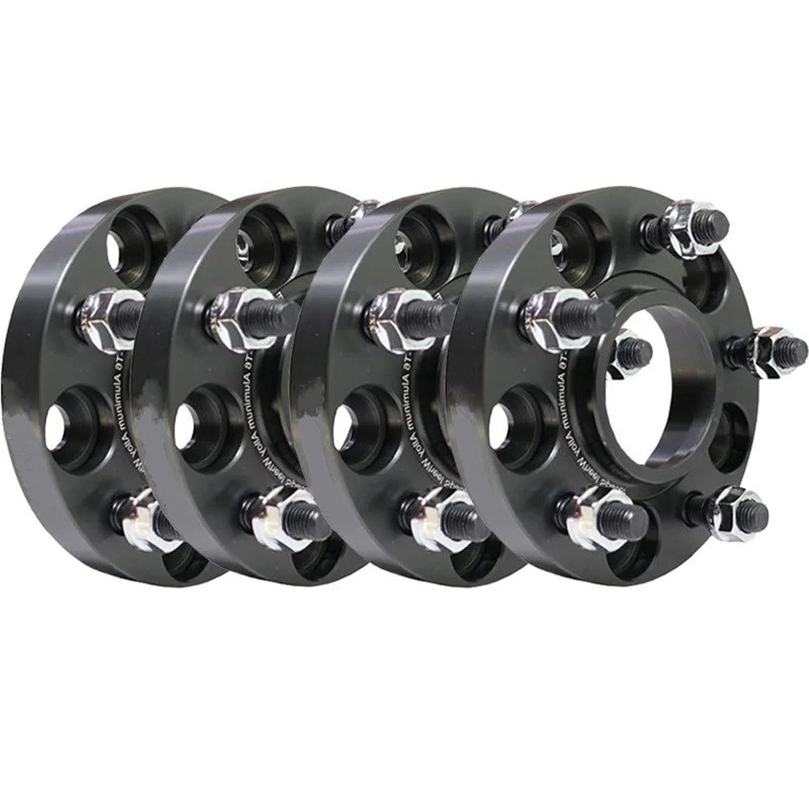 Spurplatten Für FAW Für Bestune T77 Flanschplatte T6-7075 Spurverbreiterungen Aluminiumlegierung Hub Verbreiterter Adapter 2 STÜCKE 5x100 57,1 M14x1,5 Spurverbreiterungen(4pcs 30mm-BK) von YAKISA