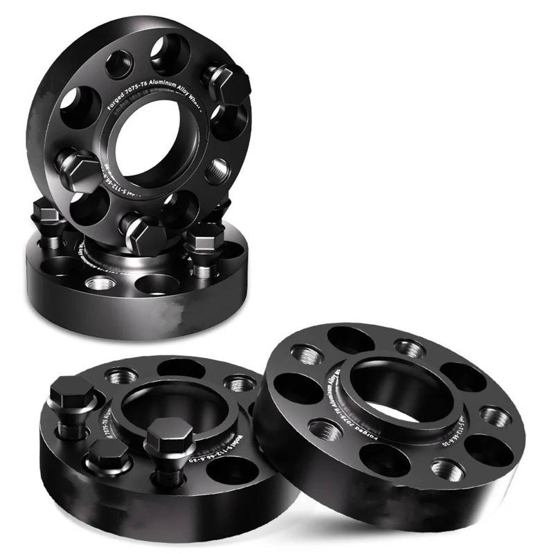 Spurplatten Für Geely Für Tugella Für Starray Für Monjaro Für Flanschplatte T6-7075 Spurverbreiterungen Aluminiumnabe Verbreiterter Adapter 2/4 Stück 5x108 63,4 Spurverbreiterungen(4pcs 25mm) von YAKISA