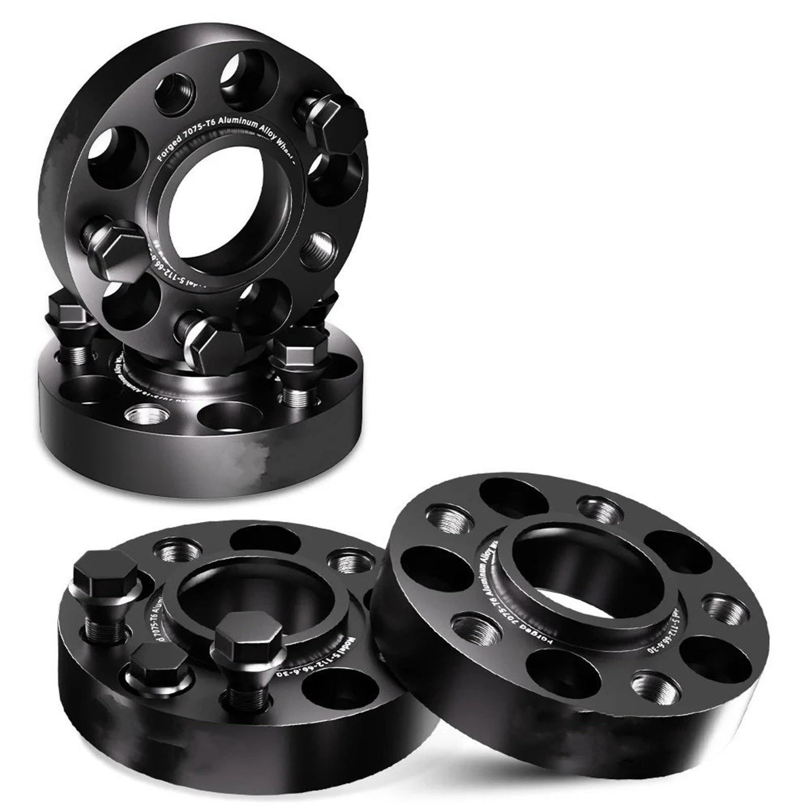 Spurplatten Für Geely Für Tugella Für Starray Für Monjaro Für Flanschplatte T6-7075 Spurverbreiterungen Aluminiumnabe Verbreiterter Adapter 2/4 Stück 5x108 63,4 Spurverbreiterungen(4pcs 30mm) von YAKISA
