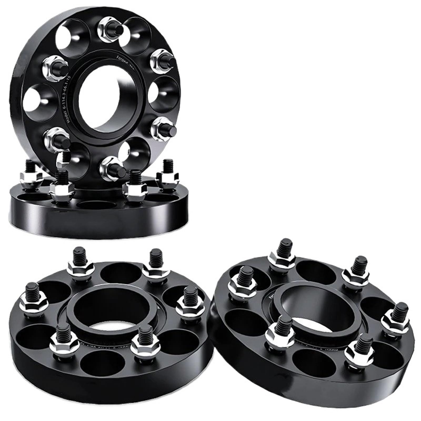 Spurplatten Für Hummer H3 H3T Flanschplatte T6-7075 Spurverbreiterungen Aluminiumlegierung Hub Verbreiterter Adapter 2/4 PCS 6x139.7 100 M12X1.5 Spurverbreiterungen(4PCS 30MM) von YAKISA