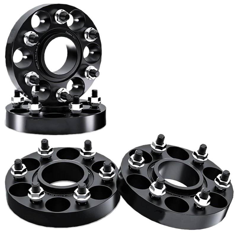 Spurplatten Für Hummer H3 H3T Flanschplatte T6-7075 Spurverbreiterungen Aluminiumlegierung Hub Verbreiterter Adapter 2/4 PCS 6x139.7 100 M12X1.5 Spurverbreiterungen(4PCS 30MM) von YAKISA