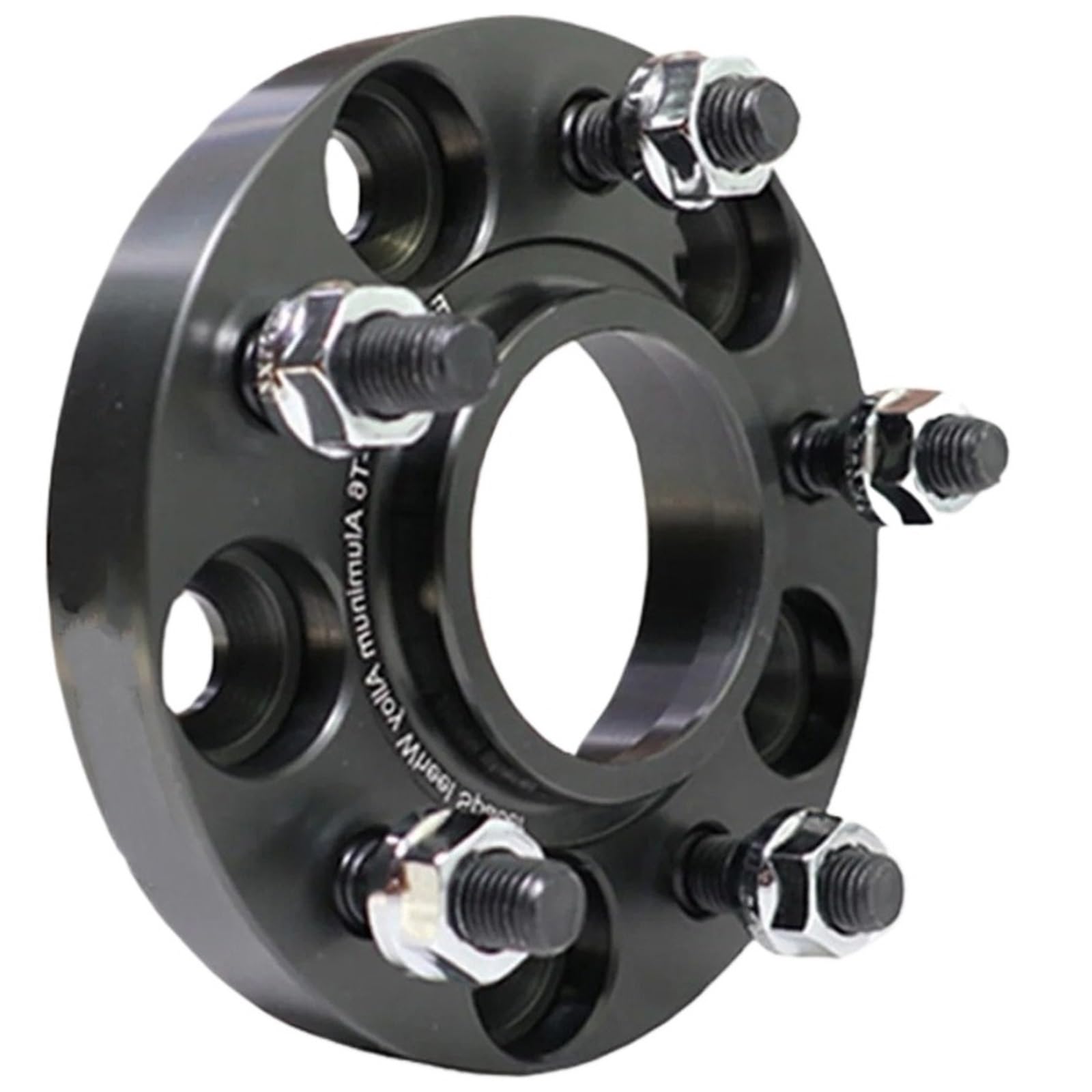 Spurplatten Für Hyundai Für Genesis G70 G80 G90 Separadores Zubehör Spurverbreiterungen 5x114,3 Hubcentric 67,1mm Erweiterung Aluminium Adapter Auto Spurverbreiterungen(1pcs Black 25mm) von YAKISA