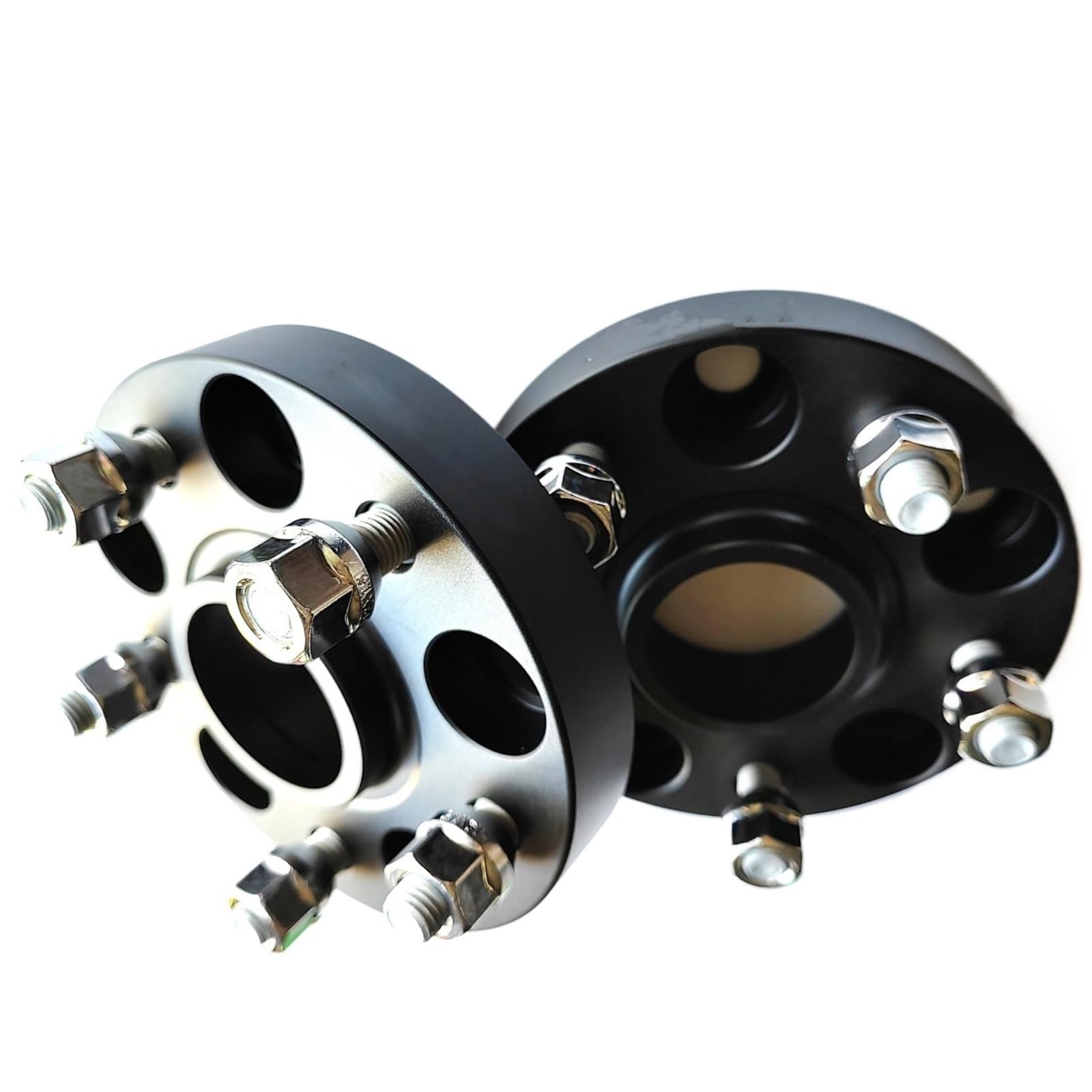 Spurplatten Für Jeep Für Wrangler Für Cherokee Für Liberty M1 5 X 114,3 | 5 X 4,5 Zoll Flansch Nabenzentrische Spurverbreiterung 1/2–20 Bolzen 71,6 Mm Bohrung Spurverbreiterungen(30mm Black) von YAKISA