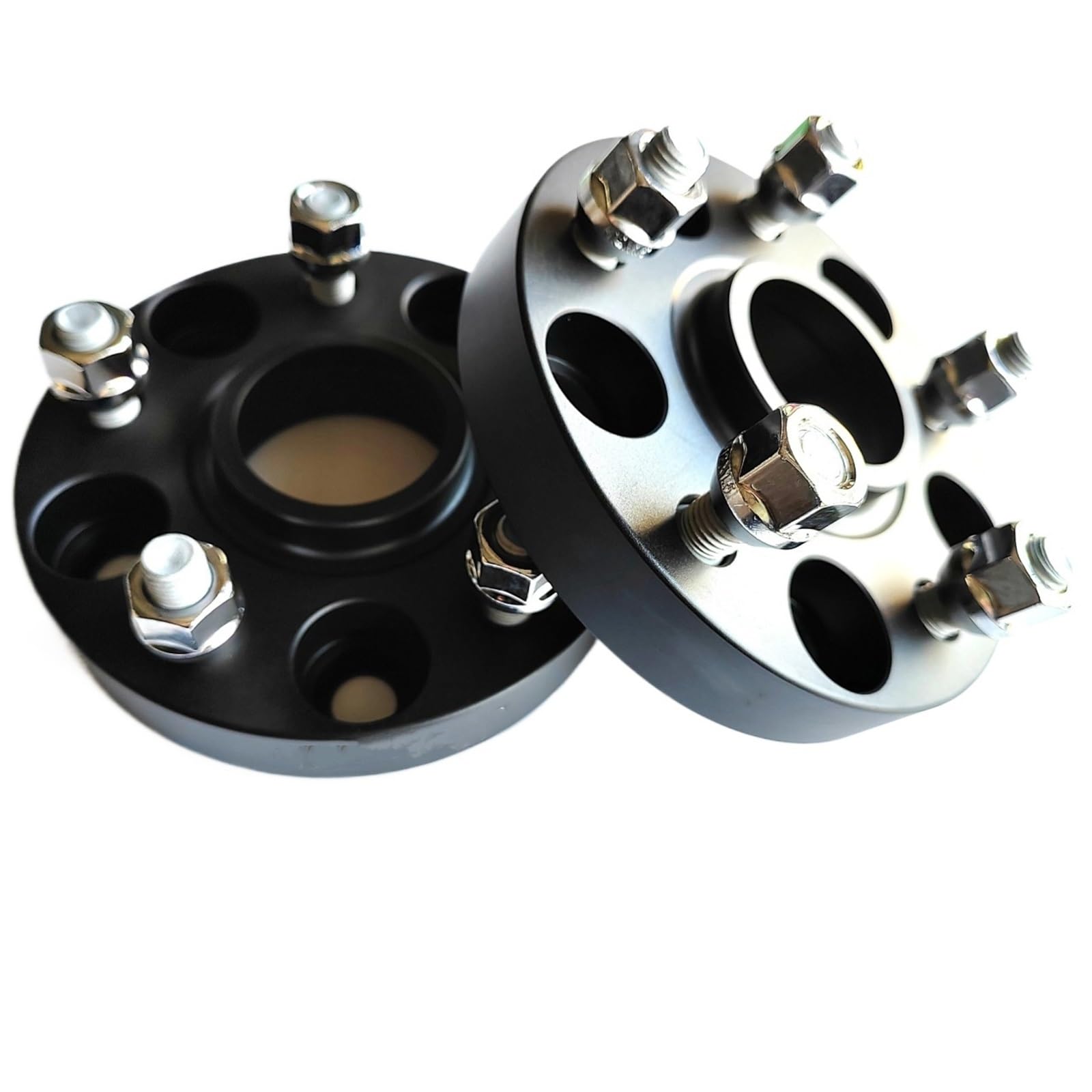 Spurplatten Für Jeep Für Wrangler Für Cherokee Für Liberty M1 5 X 114,3 | 5 X 4,5 Zoll Flansch Nabenzentrische Spurverbreiterung 1/2–20 Bolzen 71,6 Mm Bohrung Spurverbreiterungen(35mm Black) von YAKISA