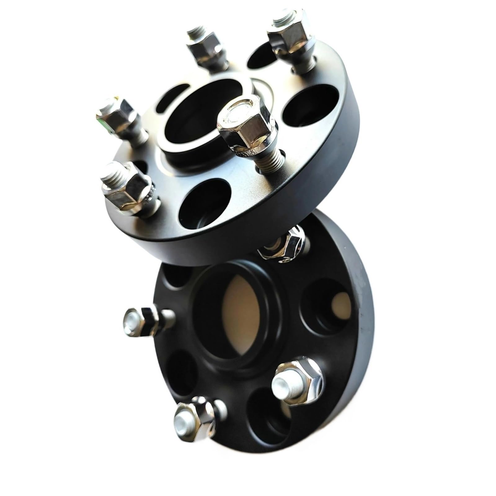 Spurplatten Für Land Für Rover Für Freelander Aluminium Rad Hub Spacer Kit Mit ET Platte Reibung Dichtung Flansch Spurverbreiterungen(30mm Black) von YAKISA