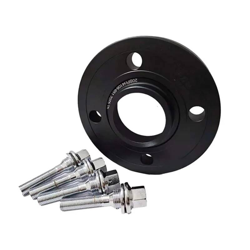 Spurplatten Für Peugeot 206 106 307 308 2008 3008 408 406 207 208 301 1007 306 Separadores Rad Spacer Anzug 15mm 20mm Kit 4x108 CB: 65,1 Auto Spurverbreiterungen(1PCS 20mm) von YAKISA