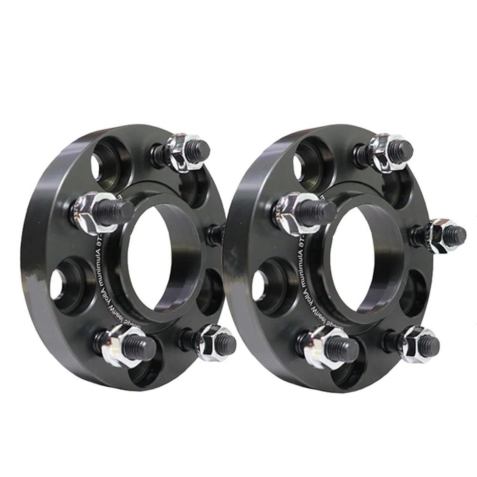 Spurplatten Für Subaru Für BRZ Für Lmpreza XV G4 Für Anesis Für Forester Für Outback 2 Stück 15/20/25/30/mm 5x100 56,1mm Rad Spacer Adapter 5 Lug Spurverbreiterungen(2pcs Spacer 20mm-BK) von YAKISA