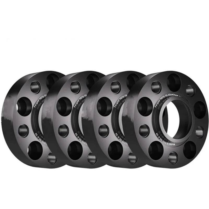 Spurplatten Für VW Für Transporter T5 T6 Flanschplatte Spurverbreiterungen Aluminiumnabe Verbreiterter Adapter 2/4 Stück 25/30mm 5x120 65.1 Spurverbreiterungen(2x25 2x30) von YAKISA