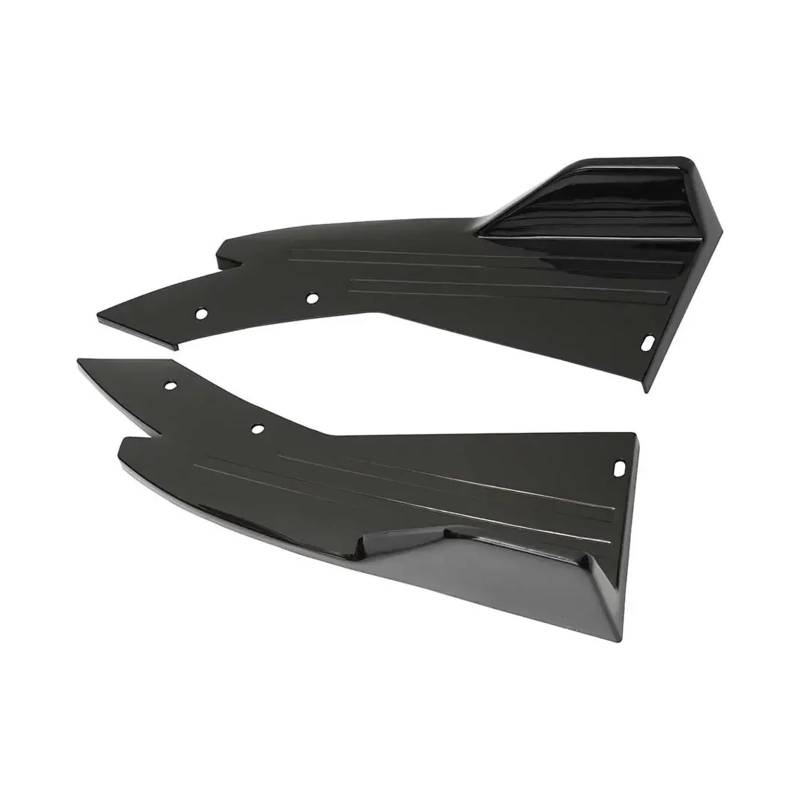 Auto Schweller Seitenschweller Für Ford Für Mustang GT 500 350 Auto Tuning Zubehör Heckschürze Diffusor Splitter Spoiler Canards Seite Röcke Abdeckung Aufkleber Trim (Farbe : Schwarz) von YALIYA