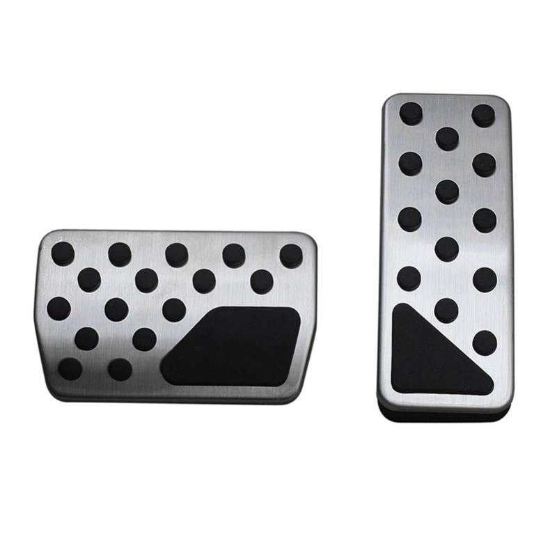 Fußstütze Pedale Abde Für Jeep Für Grand Für Cherokee 2011-2019 Auto Gas Bremspedal Abdeckung Metall Bremse Gaspedal 2 Stücke 82212055 Accelerator Bremse Pedale von YALIYA