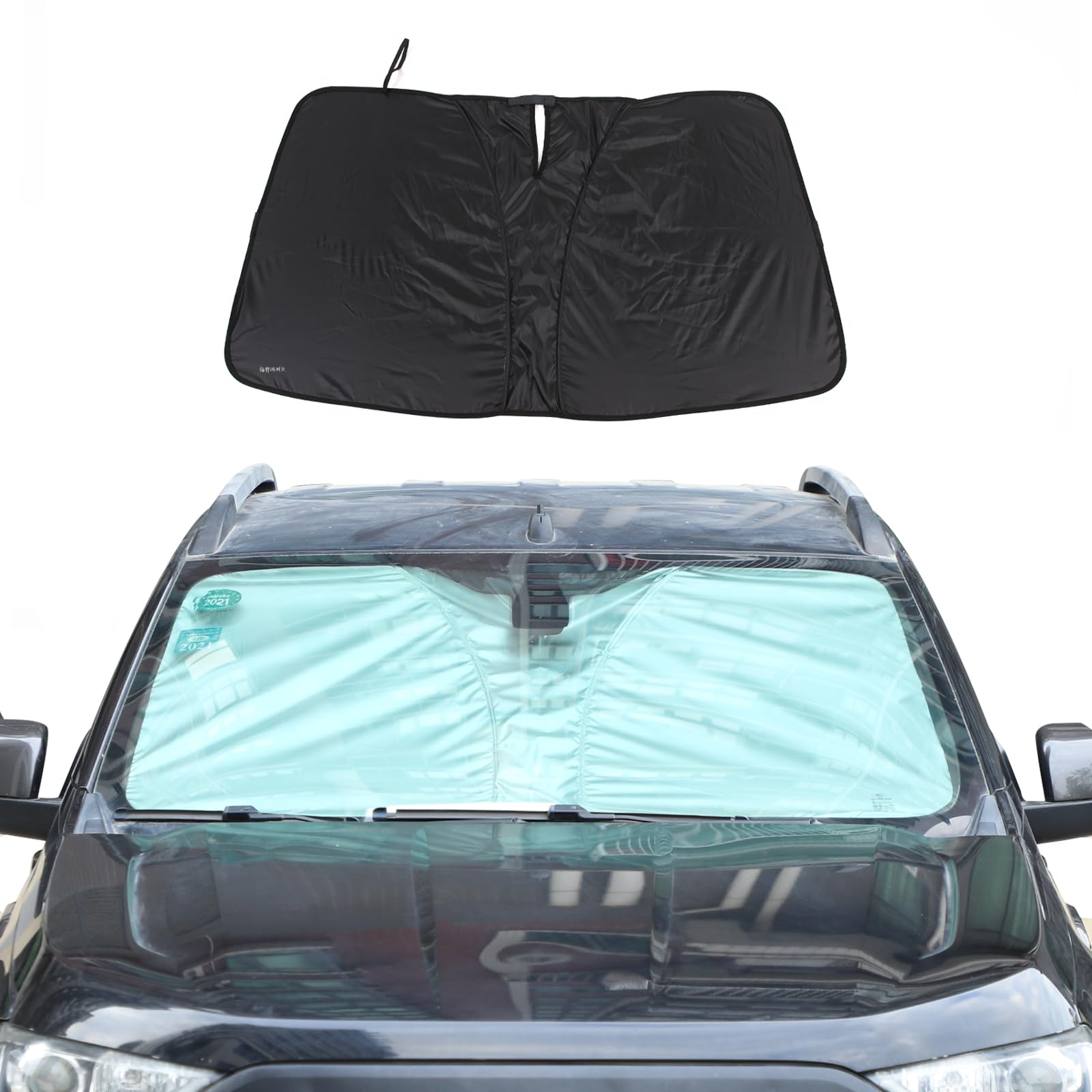 Auto-Sonnenschutz für die Windschutzscheibe, kompatibel mit Ford Ranger 2015–2024, Sonnenschutz für die Frontscheibe,blockiert UV-Strahlen, Sonnenblendenschutz, Hitzeschild Auto-Sonnenschutz für die Windschutzscheibe, kompatibel mit Ford Ranger 2015–2024, Sonnenschutz für die Frontscheibe,blockiert UV-Strahlen, Sonnenblendenschutz, Hitzeschild von YANER