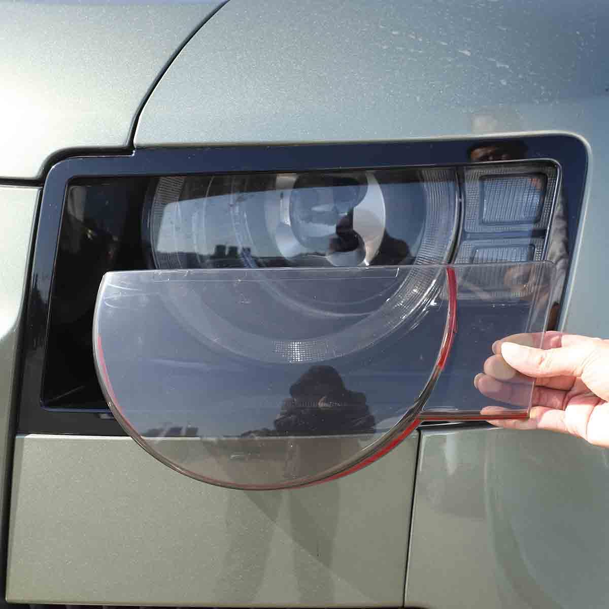AutoScheinwerfer Transparente Lampenschirme Lampenschirme Masken Frontscheinwerfer Objektivabdeckung Fit für Land Rover Defender 90 110 20202022 Scheinwerferabdeckungen Seite Auto AutoScheinwerfer Transparente Lampenschirme Lampenschirme Masken Frontscheinwerfer Objektivabdeckung Fit für Land Rover Defender 90 110 20202022 Scheinwerferabdeckungen Seite Auto von YANER