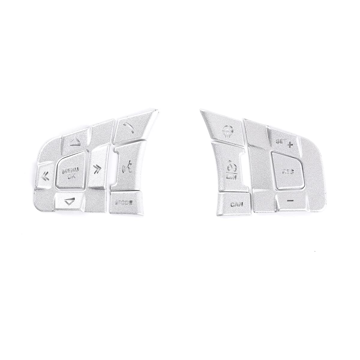 Passend für Jaguar XE XEL XF XFL F-PACE E-PACE F-TYPE Aluminiumlegierung Auto Lenkrad Knopf Pailletten Dekorativer Schutz Aufkleber Zubehör - 10 Stück Passend für Jaguar XE XEL XF XFL F-PACE E-PACE F-TYPE Aluminiumlegierung Auto Lenkrad Knopf Pailletten Dekorativer Schutz Aufkleber Zubehör - 10 Stück von YANER