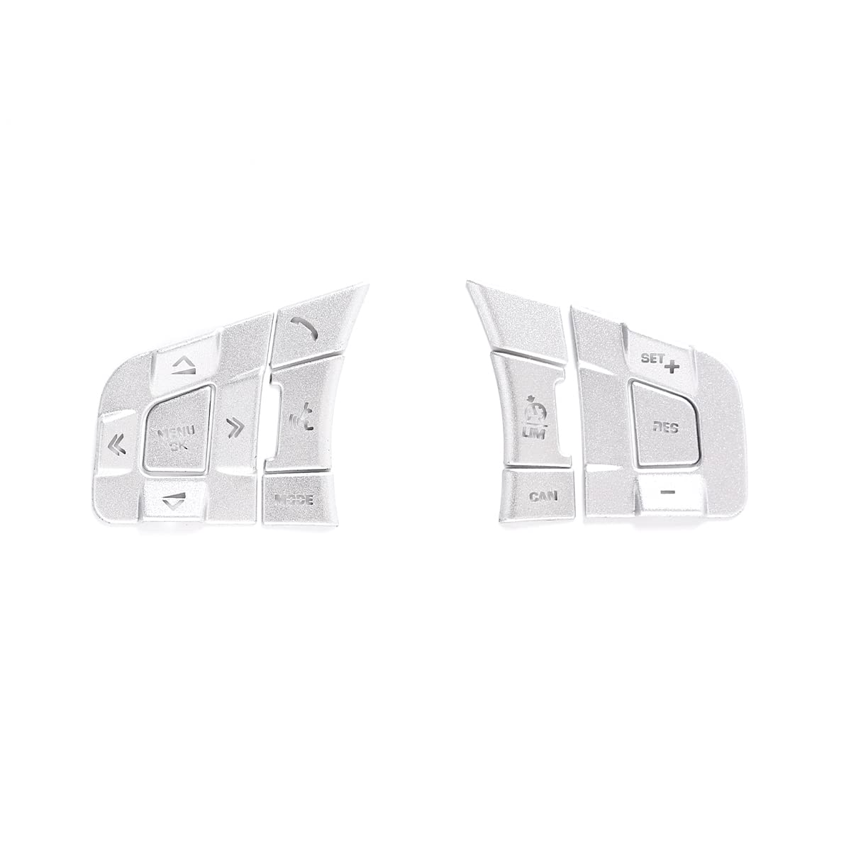 Passend für Jaguar XE XEL XF XFL F-PACE E-PACE F-TYPE Aluminiumlegierung Auto Lenkradknopf Pailletten Dekorativer Schutz Aufkleber Zubehör - 10 Stück Passend für Jaguar XE XEL XF XFL F-PACE E-PACE F-TYPE Aluminiumlegierung Auto Lenkradknopf Pailletten Dekorativer Schutz Aufkleber Zubehör - 10 Stück von YANER