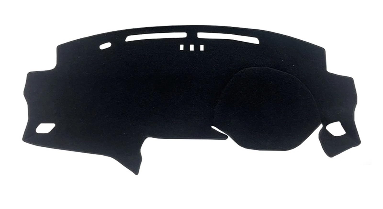 Auto Dashboard Cover Für Nissan Für Leaf 2017 2018 2019 2020 2021 2022 2023 EV Auto Dashboard Matte Sonnenschirm Schutz Teppich Auto Dash Mat(RHD Black) von YANGTINGTING