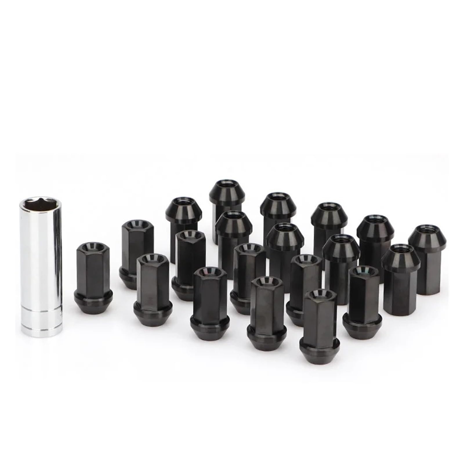 Auto Rad Distanzstück Adapter Diebstahlsicherungsmutter M12 * 1,5 / M12 * 1,25 16/20 STK GR5 Titanlegierung Geschmiedete Autoreifenzubehör Radmuttern Flansch-Radnaben-Distanzstück(20PCS Gray,M12x1.5) Auto Rad Distanzstück Adapter Diebstahlsicherungsmutter M12 * 1,5 / M12 * 1,25 16/20 STK GR5 Titanlegierung Geschmiedete Autoreifenzubehör Radmuttern Flansch-Radnaben-Distanzstück(20PCS Gray,M12x1.5) von YANGTINGTING