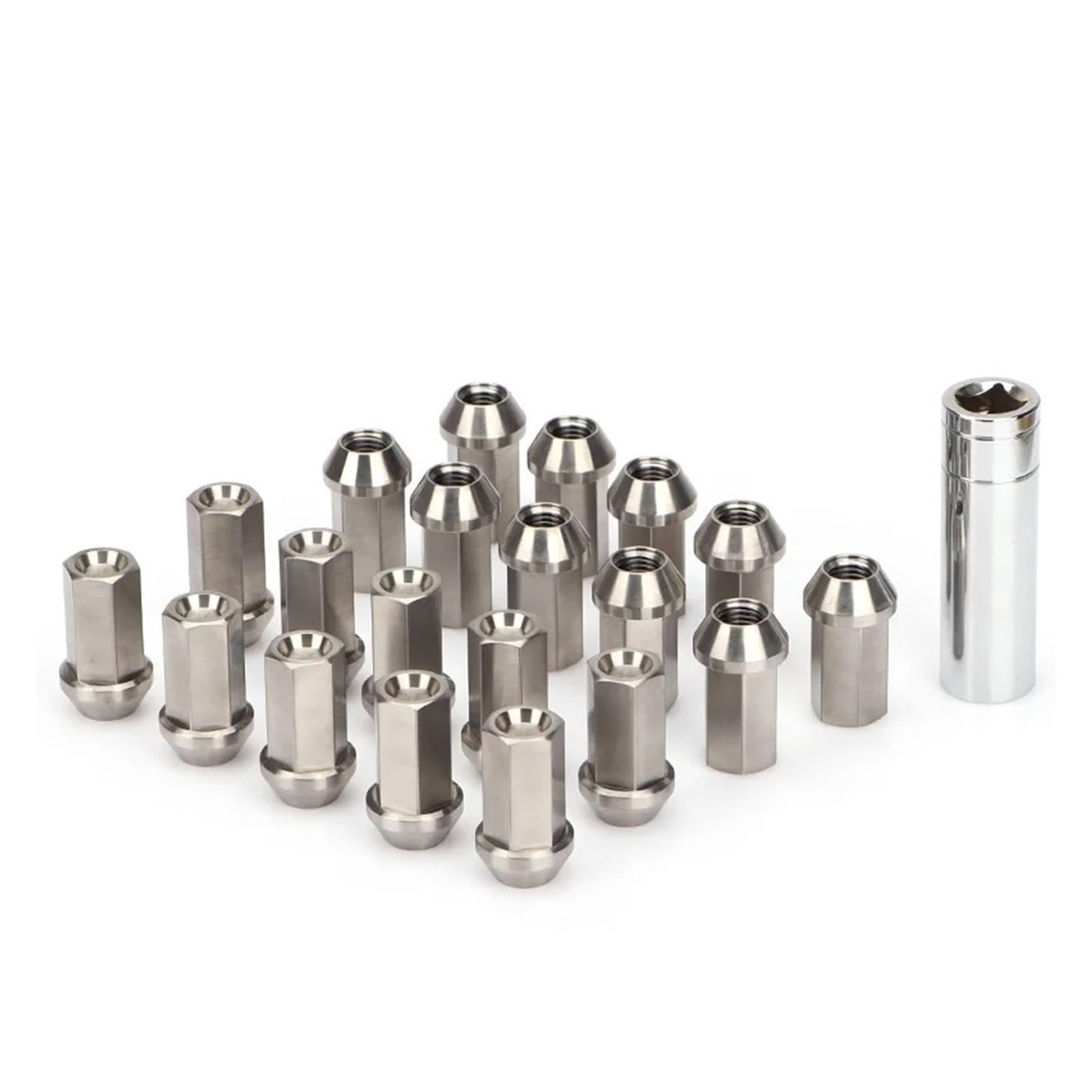 Auto Rad Distanzstück Adapter Diebstahlsicherungsmutter M12 * 1,5 / M12 * 1,25 16/20 STK GR5 Titanlegierung Geschmiedete Autoreifenzubehör Radmuttern Flansch-Radnaben-Distanzstück(20PCS silver,M12x1.5 Auto Rad Distanzstück Adapter Diebstahlsicherungsmutter M12 * 1,5 / M12 * 1,25 16/20 STK GR5 Titanlegierung Geschmiedete Autoreifenzubehör Radmuttern Flansch-Radnaben-Distanzstück(20PCS silver,M12x1.5 von YANGTINGTING