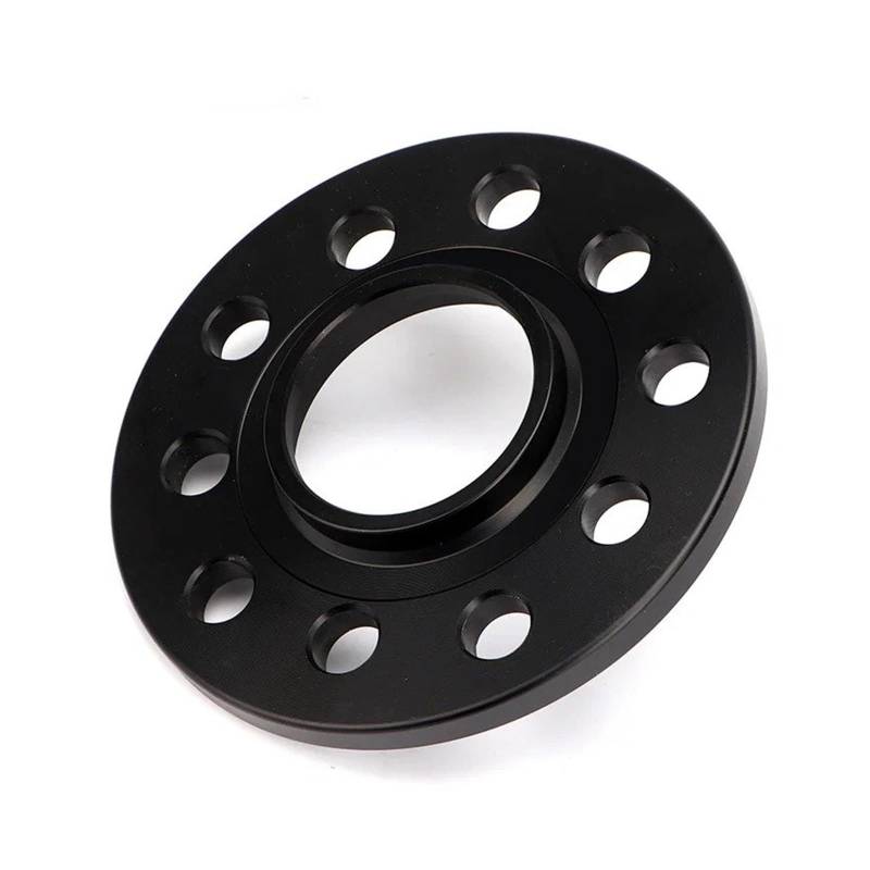 Auto Rad Distanzstück Adapter Für Benz Universal Auto 2 Stück 3/5/8/10/12/15mm Rad Spacer Adapter PCD 5x112 CB 66,5mm 5Lug Flansch-Radnaben-Distanzstück(2PCS 8mm Black) von YANGTINGTING